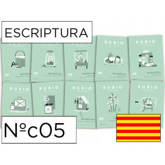 Cuaderno rubio escriptura nºc05 catalan