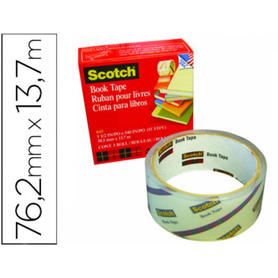 Cinta adhesiva scotch 845 book tape 76,2mm x 13,7 mt