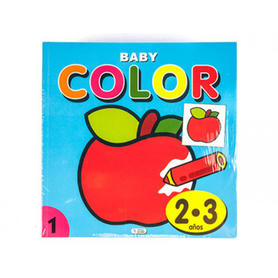Cuaderno de colorear baby color 96 paginas 210x210 mm