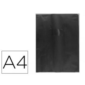 Protector cuaderno clairefontaine con etiqueta din a4 piel en pvc negro