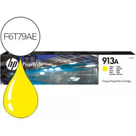 Ink-jet hp jet 913a pagewide 352 / 377 / 452 / 477 / p55250 / p57750 amarillo 3000 paginas