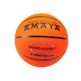Balon amaya de basket caucho naranja oficial n 7