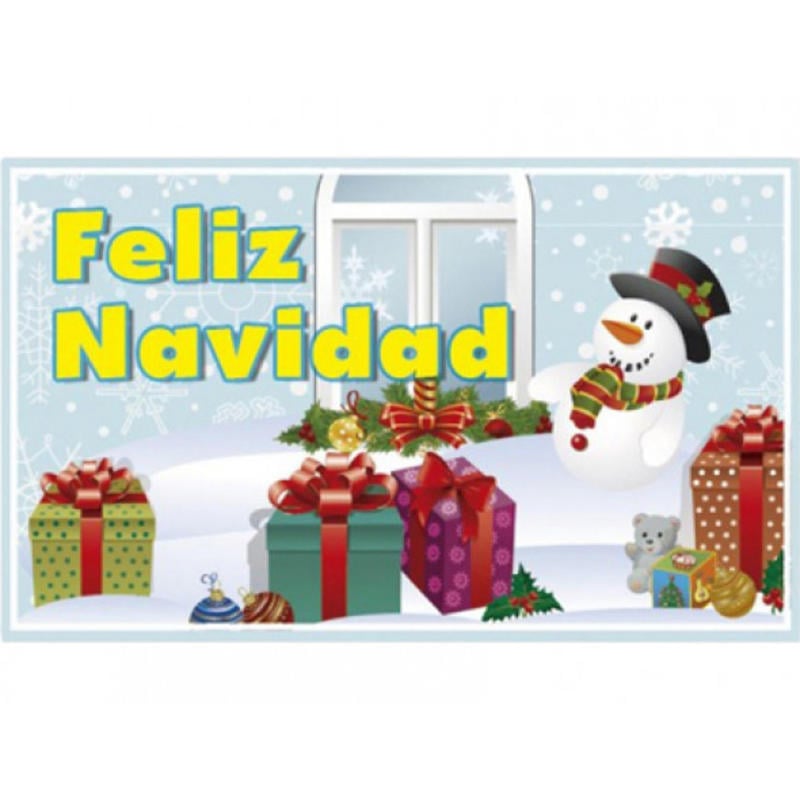 Etiqueta arguval felices fiestas mod 130 rollo de 250 unidades