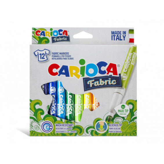 Rotulador carioca baby 2 años caja 12 colores surtidos