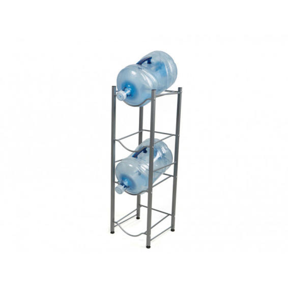 Estanteria cep metalica para botellas agua 18 litros color gris metal 1050x340x340 mm