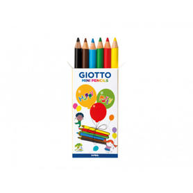Set giotto party gift mini 10 cajas 6 lapices de colores surtidos