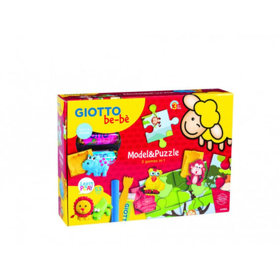 Set giotto bebe model & puzzle 35 piezas