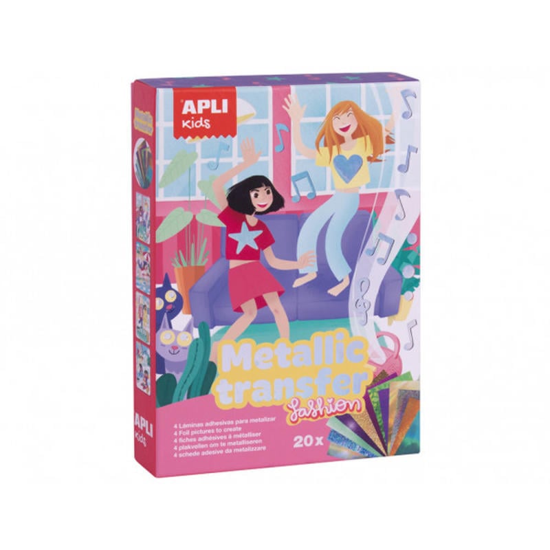 Juego apli kids fashion metallic transfer