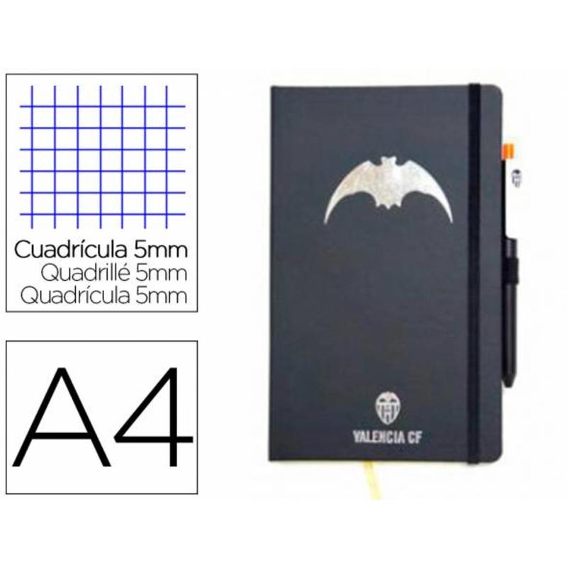 Cuaderno espiral wire-o a4 80 hojas 80 g cuadriculado tapa blanda valencia cf