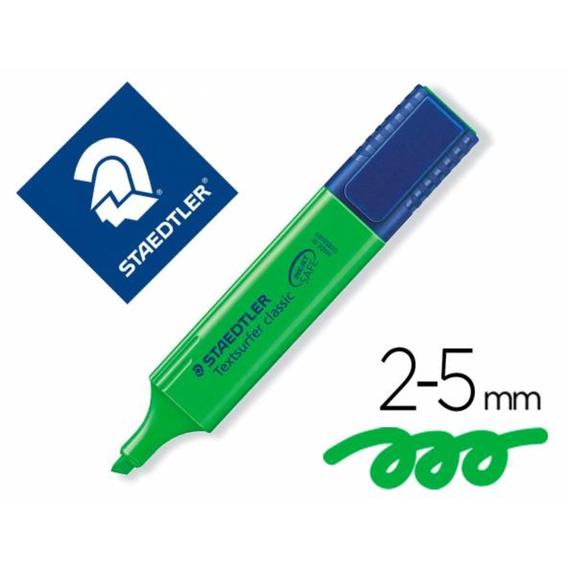 Rotulador staedtler textsurfer classic 364c excellent fluorescente verde