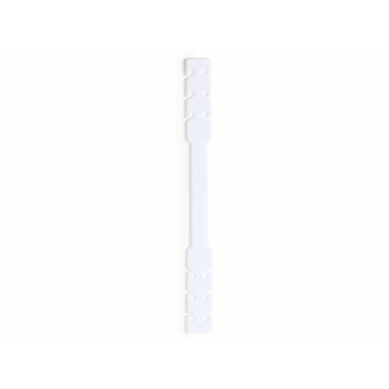 Ajustador salvaorejas mascarilla silicona flexible 3 posiciones ajuste color blanco 19,4x1,8cm