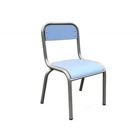 Silla infantil mobeduc t2 estructura metal resoaldo y asiento de mader