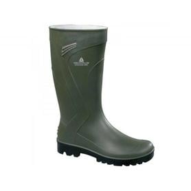 Bota deltaplus de seguridad jouca pvc verde suela de tacos talla 43