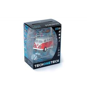 Memoria usb techonetech flash drive 16 gb 2.0 hippy van bang camper