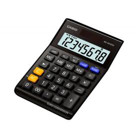 Calculadora casio ms-80verii-bk sobremesa 8 digitos tax +/- color negro