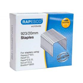 Grapas rapesco galvanizada 923/20 caja de 1000 unidades