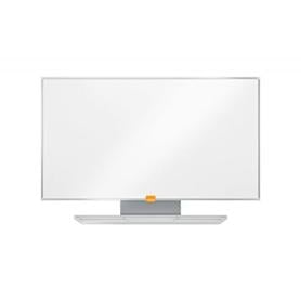 Pizarra blanca nobo nano clean magnetica acero widescreen 40" bandejas para rotuladores 510x15x898 mm