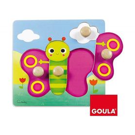 Juego goula didactico puzzle mariposa