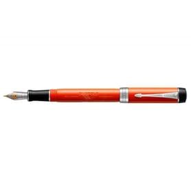 Pluma parker duofold centennial rojo vintage