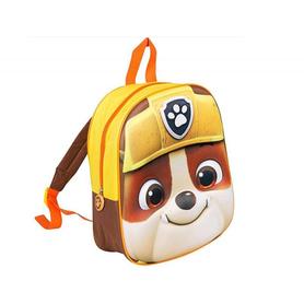 Cartera escolar patrulla canina mochila rubble 3d 30x25x9 cm