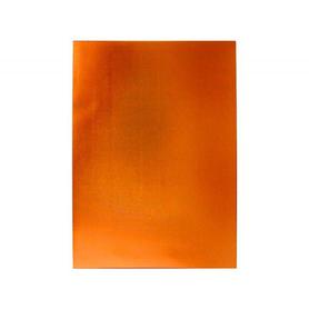 Goma eva liderpapel 50x70 cm espesor 2 mm metalizada naranja