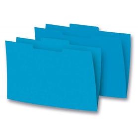 Subcarpeta cartulina gio folio pestaña central 250 g/m2 azul