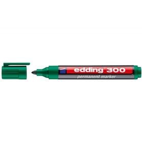 Rotulador edding marcador permanente 300 verde punta redonda 1,5-3 mm