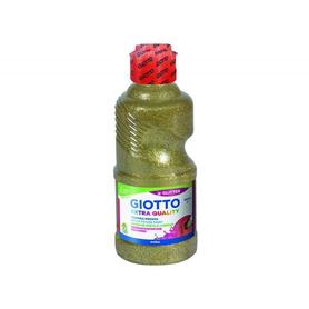 Tempera escolar giotto purpurina glitter 250 ml oro