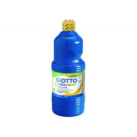 Tempera liquida giotto escolar lavable 1000 ml azul ultramar