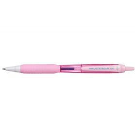 Boligrafo uni-ball jetstream retractil sxn-101 0,7 mm rosa claro tinta azul