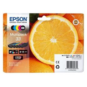 Ink-jet epson expression premium t3357 33xl xp-530 / xp-630 / xp-640 / xp-830 / xp-900 multipack 5 colores