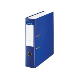 Archivador de palanca esselte carton forrado pvc folio lomo de 75 mm con rado azul