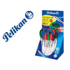 Boligrafo pelikan stick super soft expositor de 45 unidades colores surtidos