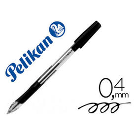 Boligrafo pelikan stick pro negro caja de 20 unidades