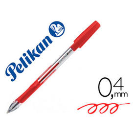Boligrafo pelikan stick pro rojo caja de 20 unidades