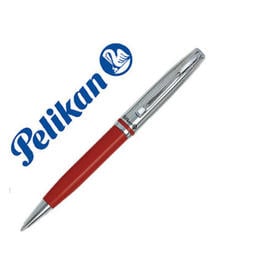 Boligrafo pelikan metal jazz rojo escritura azul