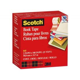 Cinta adhesiva scotch 845 book tape 50,8mmx13,7 mt