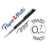 Boligrafo replay premium negro con goma de borrar