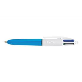 Boligrafo bic cuatro colores mini punta media 1mm