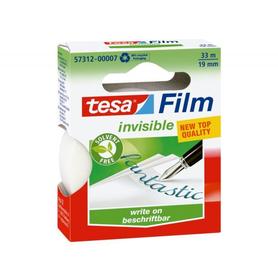 Cinta adhesiva tesa film invisible 33x19 mm ecologica