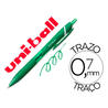 Boligrafo uni-ball roller jetstream sxn157c retractil 0,7 mm color verde