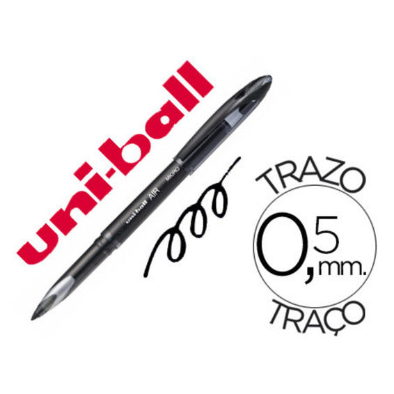 Boligrafo uni-ball roller air uba-188-m 0,5 mm tinta liquida negro