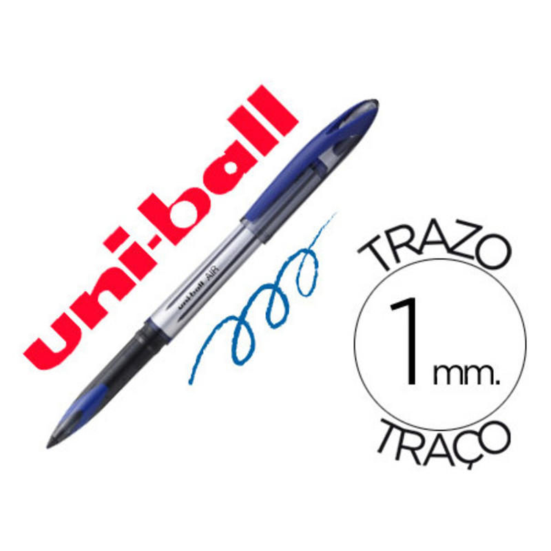 Boligrafo uni-ball roller air ub-188-l 0,7 mm tinta liquida azul