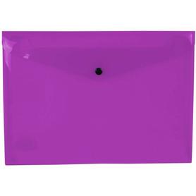 Carpeta liderpapel dossier broche 44056 polipropileno din a4 violeta transparente 50 hojas