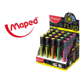 Rotulador maped fluo peps maxi expositor de 20 unidades colores surtidos
