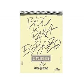 Bloc dibujo esbozo canson din a4 microperforado 21x29,7 cm 100 hojas grano fino 90 gr