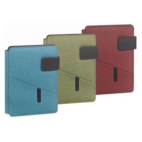 Carpeta carchivo portadocumentos venture din a4 con soporte tableta bolsillos y bloc color rojo