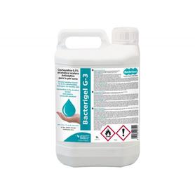 Gel hidroalcoholico bacterigel g3 para manos limpia y desinfecta sin aclarado garrafa 5 litros