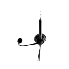 Auricular mediarange biaural diadema con microfono cable 2 mt
