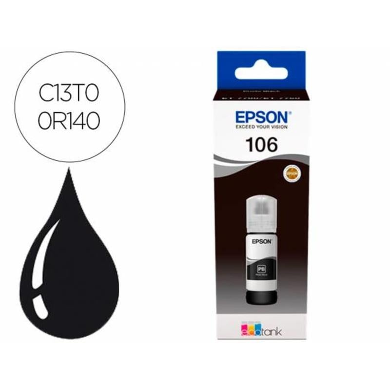 Ink-jet epson 106 ecotank photo negro ink bottle et-7700 / et-7750